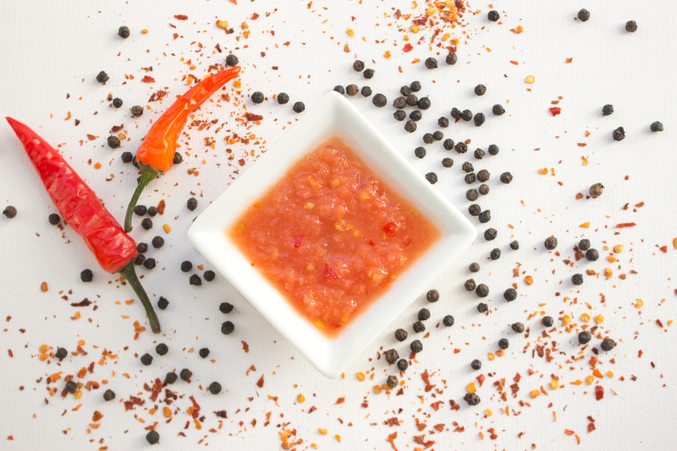 Tomaten-Meerrettich Soße